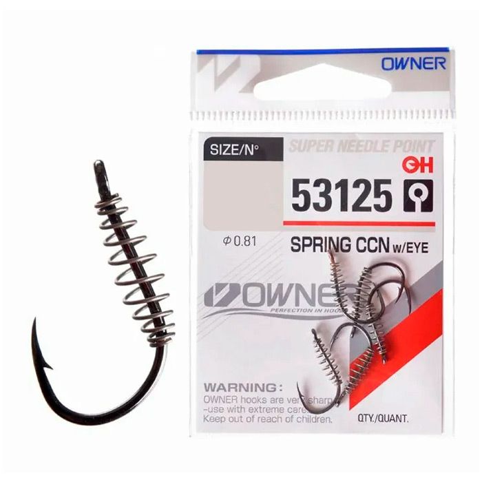 Крючки Owner 53125 Spring CCN With Eye №10