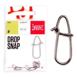 Застежки Lucky John Drop Snap №001 9 кг 8шт