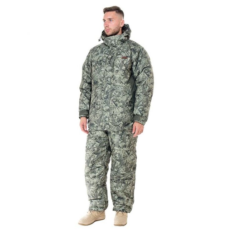 Костюм зимний Huntsman Амур, Графика листва болото (размер-56-58)