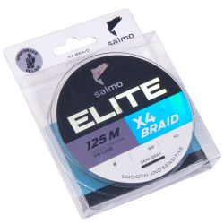 Леска плетеная Salmo Elite X4 Braid 125м 0,17 (Dark Gray)