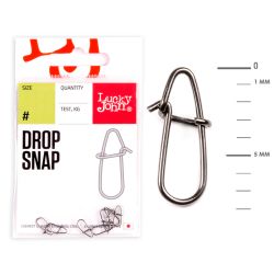 Застежки Lucky John Drop Snap №000 6 кг 8шт