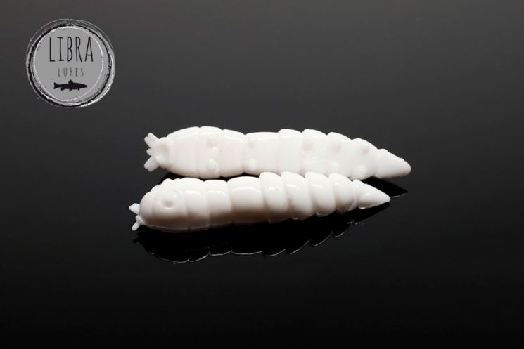Приманка Libra Lures Kukolka 42 (001 White) (Сыр) (4,2см) 10 шт.