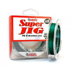 Плетеная леска Fanatik Super Jig PE X8 100м (0,10мм) Green