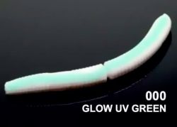 Приманка Libra Lures Fatty D'Worm 55 (000 Glow) (Сыр) (5,5см) 12 шт.
