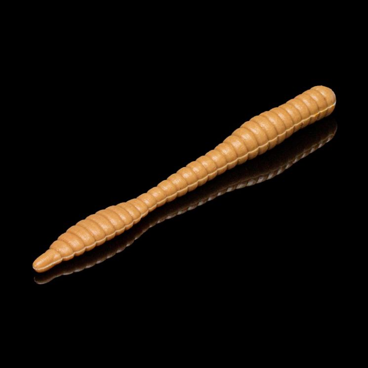 Приманка Soorex Soorex Worm 80мм (1.3г, 6 шт) цвет 129 Бежевый, аромат - Голубика