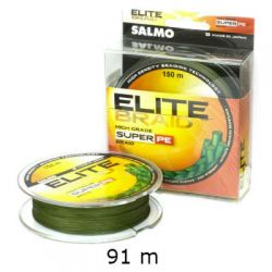 Плетеная леска Salmo Elite Braid 91m Green