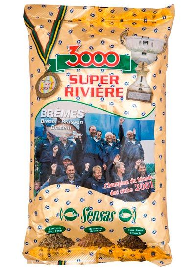 Прикормка Sensas 3000 Super Riviere 1kg