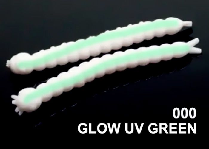 Приманка Libra Lures Slight Worm 38 (000 Glow) (Сыр) (3.8см) 15 шт.