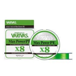 Плетеная леска VARIVAS Max Power PE X8 #0.6 150м Lime green