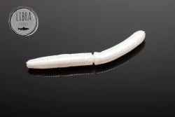 Приманка Libra Lures Fatty D'Worm 55 (004 Silver pearl) (Сыр) (5,5см) 12 шт.