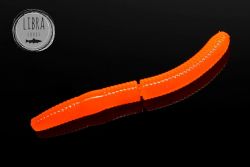 Приманка Libra Lures Fatty D'Worm 75 (011 Hot orange) (Сыр) (7,5см) 8 шт.