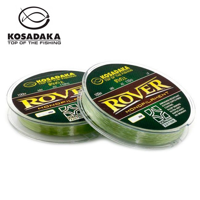 Леска Kosadaka Rover (0.12мм) 100м зеленая