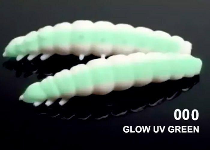 Приманка Libra Lures larva 30 (000 Glow) (Сыр) (3см) 15 шт.