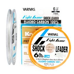 Флюорокарбон Varivas Light Game Shock Leader Fluoro 6lb (0,205мм, 3,25кг) 30м