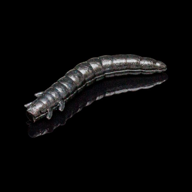 Приманка Soorex King Worm 55мм (1.8г, 7 шт) цвет 102 Черный, аромат - Креветка
