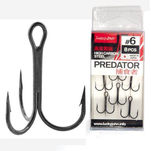 Крючки-тройники Lucky John Predator LJH236 7-8 шт.