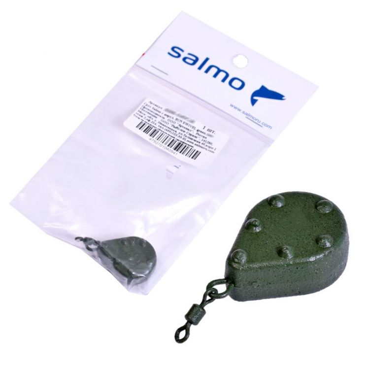 Груз Salmo с вертлюгом Bun Swivel Green 40г