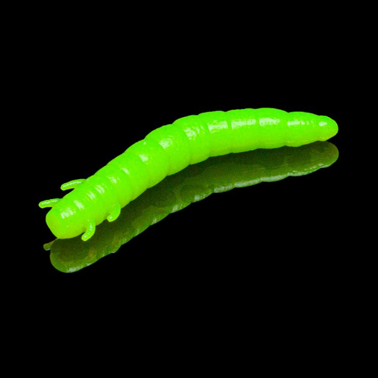 Приманка Soorex King Worm 55мм (1.8г, 7 шт) цвет 104 Шартрез, аромат - Сыр