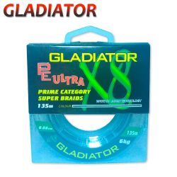 Леска плетёная Gladiator PE Ultra х8 135м Green