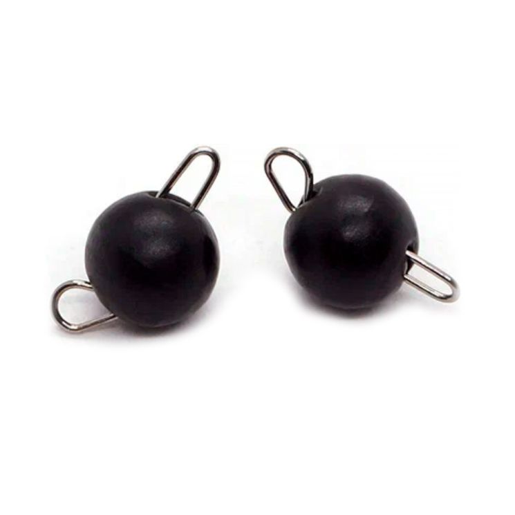 Груз чебурашка-шар вольфрам разборный Kosadaka 0.5 г (5 шт.) Black