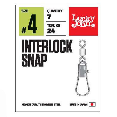 Застежки Lucky John Pro Series Interlock Snap