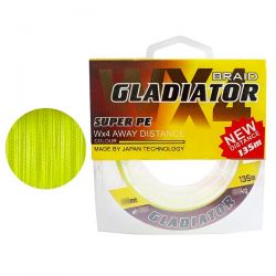 Леска плетёная Gladiator WX4 Away Distance Super PE 135m Yellow