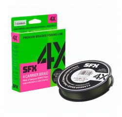 Леска плетёная Sufix SFX 4X 135м 0.128мм 5.5кг PE 0.6 зеленая