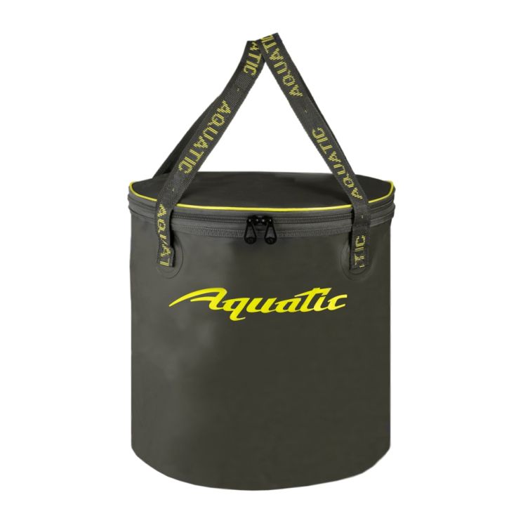 Герметичное ведро Aquatic В-14Х с крышкой 30л (цвет: хаки)