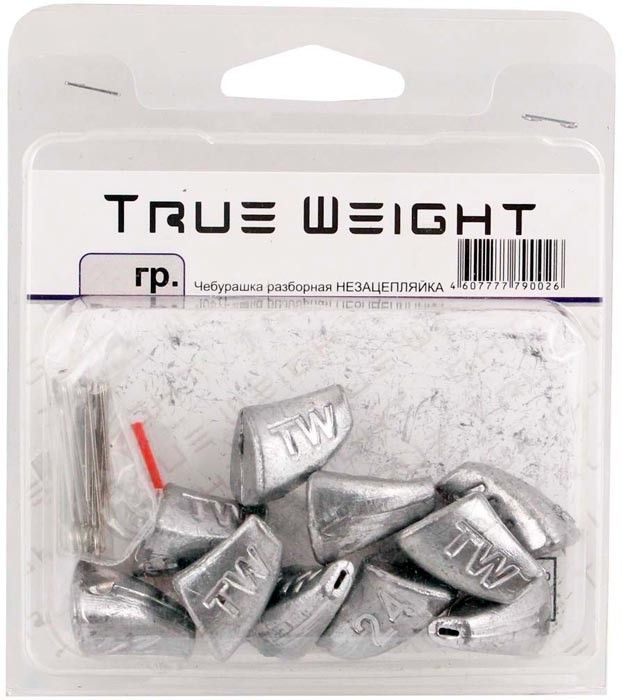 Груз True Weight Чебурашка разборная незацепляйка 16 г (10 шт)