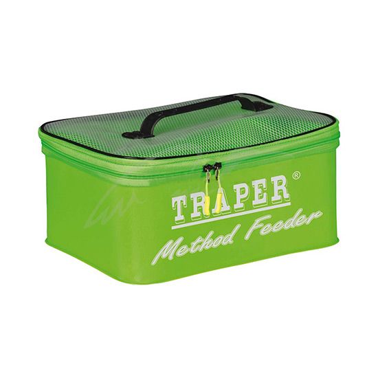 Сумка Traper Method Feeder для аксессуаров зеленая с крышкой 33 х 25 х 14 cm