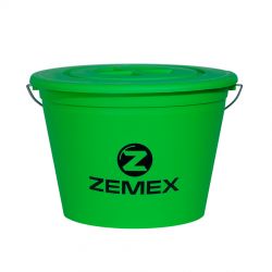 Ведро Zemex с крышкой, цвет зелёный, 25