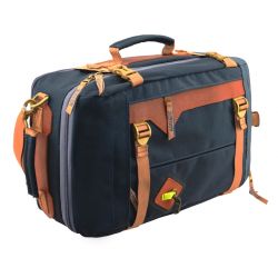 Сумка-рюкзак Aquatic С-28 с кожаными накладками Синий