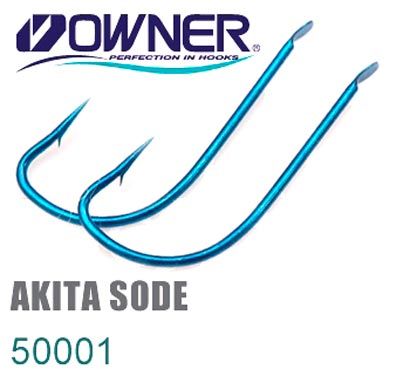 Крючок одинарный Owner 50001 Akita Sode 16-17 шт.