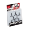 Крючки тройные Lucky John Predator LJH234 №6, 8 шт.