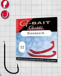Крючок одинарный Gamakatsu G-Bait Bloodworm B 10 шт.