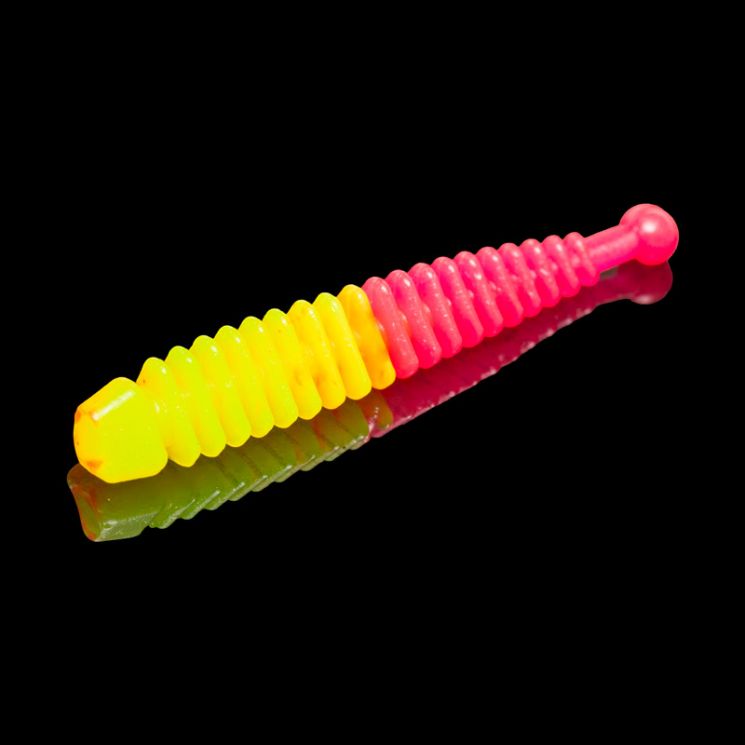 Приманка Soorex Tail 64мм (1.5г, 6 шт) цвет 302 Шартрез-Фуксия, аромат - Банан