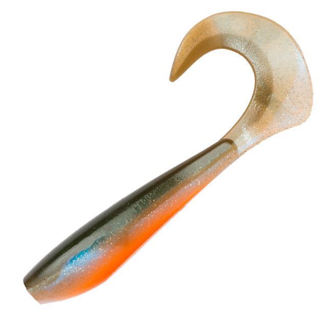 Силиконовая приманка Narval Curly Swimmer (120мм,13г) 008-Smoky Fish
