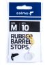 Стопоры резиновые Salmo Rubber Barrel Stops р.002M 10шт.