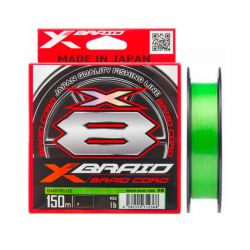 Шнур плетеный YGK X-Braid Braid Cord X8 150м #0.3 Chartreuse