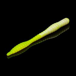 Приманка Soorex Soorex Worm 80мм (1.3г, 6 шт) цвет 303 Белый-Лимон, аромат - Голубика