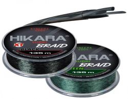 Плетеная леска Traper Hikara Super Braid зеленая 135m