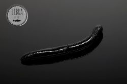 Приманка Libra Lures Fatty D'Worm 55 (040 Black) (Сыр) (5,5см) 12 шт.