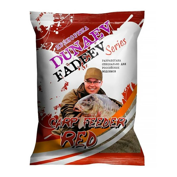 Прикормка Dunaev Fadeev 1кг Feeder Carp Red