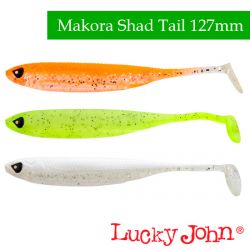 Силиконовые приманки Lucky John 3D Series Makora Shad Tail 5.0″