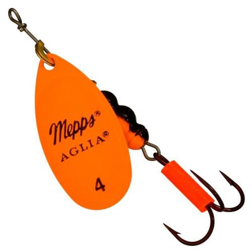 Блесна вращающаяся Mepps Aglia Fluo Orange #4 (9 г)
